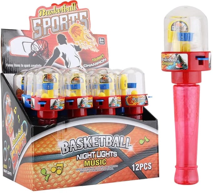 bellenblaas met mini basketbal spel