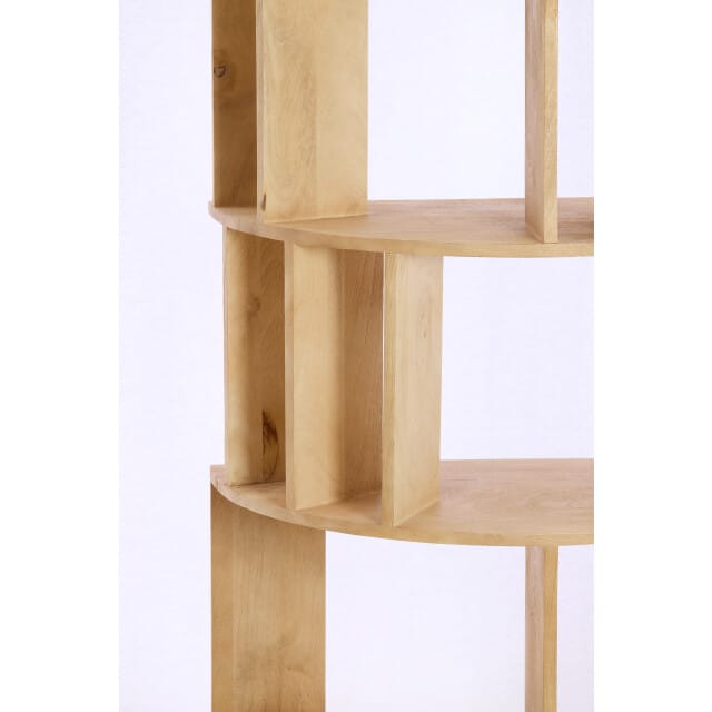 Light & Living - Wandkast LIMPYA - 76x37x212cm - Bruin