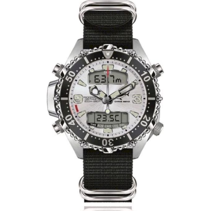 Chris Benz Dames, Heren, Unisex watch CB-D200X-SI-NBS