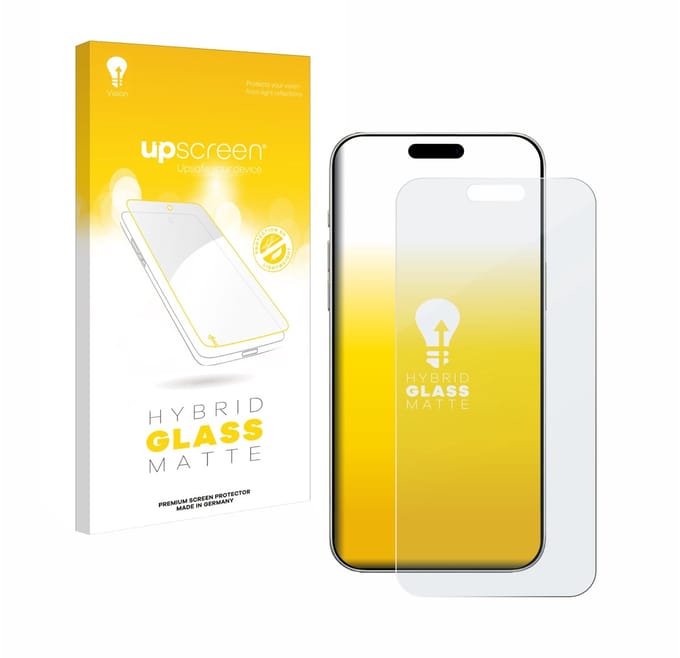 upscreen - Screenprotector voor Apple iPhone 16 Pro - Folie Beschermfolie Beschermglas matte