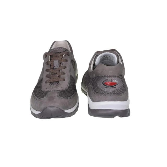 Gabor rollingsoft sensitive 06.966.28 - dames rollende wandelsneaker - Grijs - maat 38 (EU) 5 (UK)