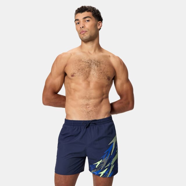 Speedo heren essential 16" zwemshort medley logo blauw II