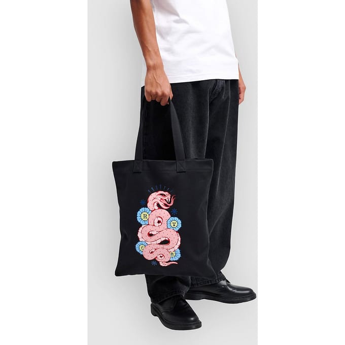 RVCA Dalas Snake Tas zwart