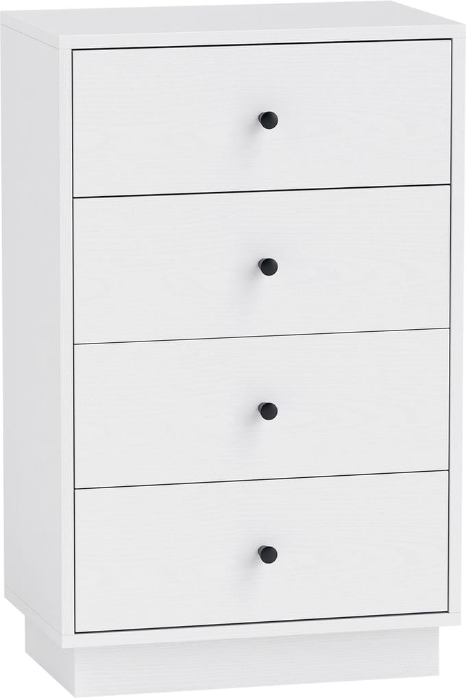 HOMCOM ladekast - spaanplaat - 47L x 29B x 75H cm - wit