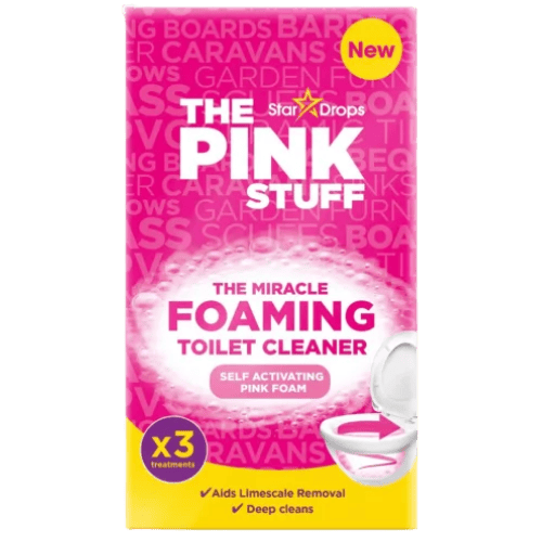 Stardrops The Pink Stuff Miracle Power Schuimende Toiletreiniger - 3 x 100 g