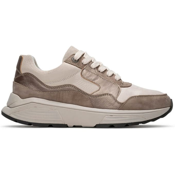 Xsensible Golden Gate Lady Sneakers - Leer - Dames - Taupe - Maat 39