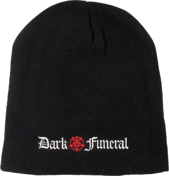 Dark Funeral Logo Beanie Muts Zwart - Officiële Merchandise