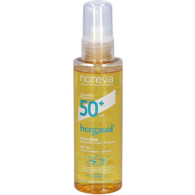 Noreva Bergasol Droge Olie SPF50+ 150 Zonnegel