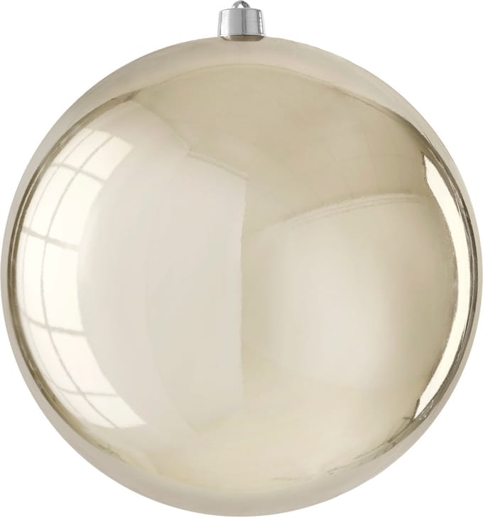 KerstBal onbreekbaar champagne glanzend - d50cm