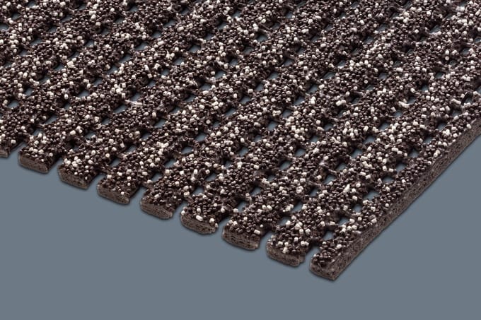 Gravel Scrape Loper Antislipmat op Rol - Breedte 120 cm - Bruin - per strekkende meter