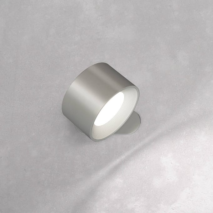 FH Lighting LED wandlamp Magnetics, zilver, CCT, met magneet