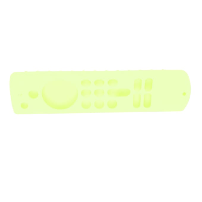 Housse de protection en silicone antidérapante pour télécommande Fire TV Stick avec cordon 3ème génération noir