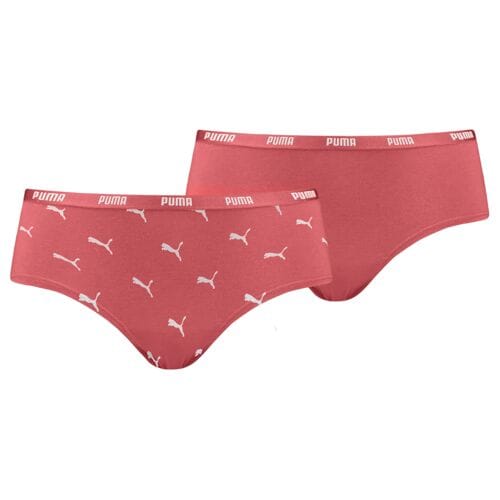 Puma Dames Hipsters Cat Logo 2-pack Heartfelt-XS