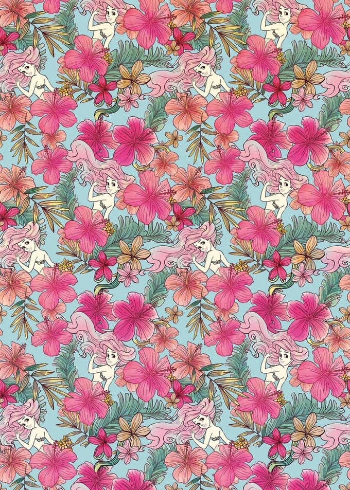 Fotobehang - Ariel Pink Flower 200x280cm - Vliesbehang