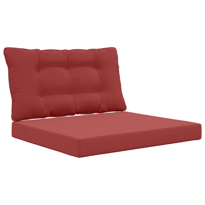vidaXL - Buitenbankkussen - Polyester - Wijnrood - 80 - x - 68,5 - cm
