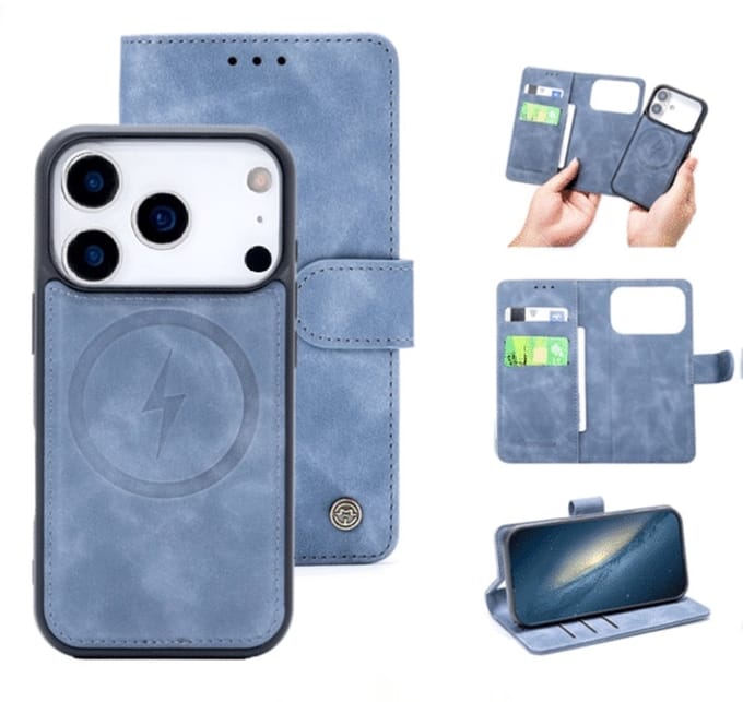 Casemania – Bookcase 2-1 MagSafe – iPhone 17 Pro Max - Gijs