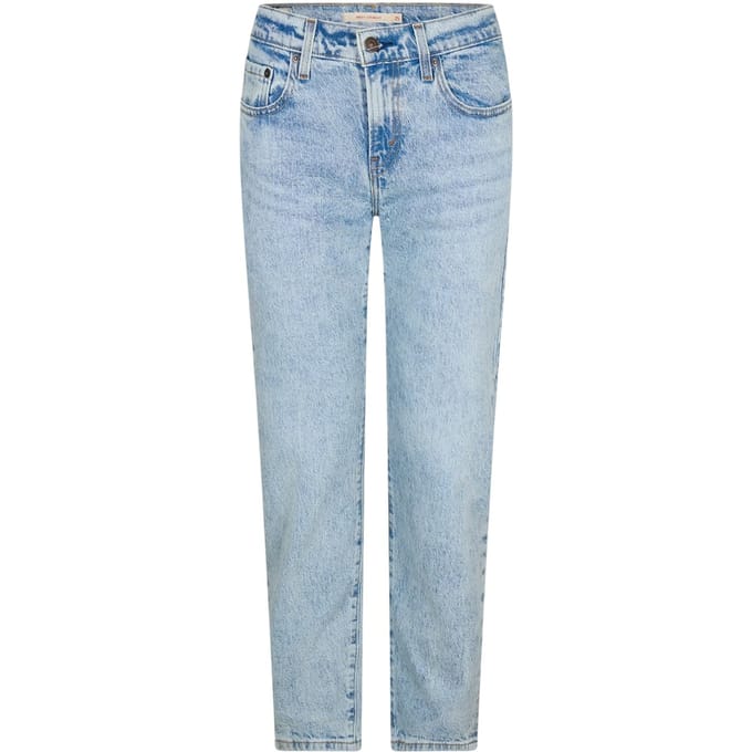 Levis Denim-jeans met middelhoge taille en recht model voor dames (Lichtblauw)