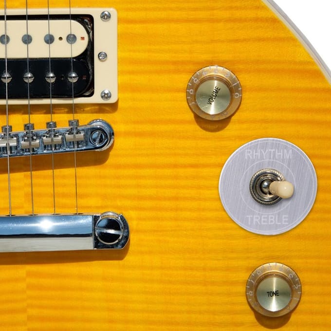 2 stuks Gitaar Tuimelschakelaar Ring Aluminium 3-weg Tuimelschakelaar Wasmachine Pickup Selector Ring zwart
