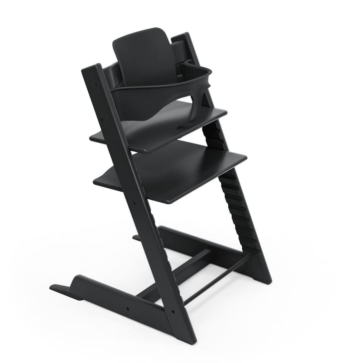 Stokke® Tripp Trapp® Bundle Stoel + Babyset 2 | Black
