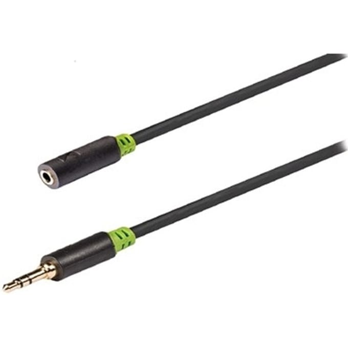Konig 3,5mm Jack stereo audio kabel - zwart - 1 meter
