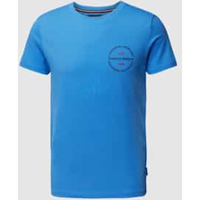 Slim fit T-shirt met ronde hals