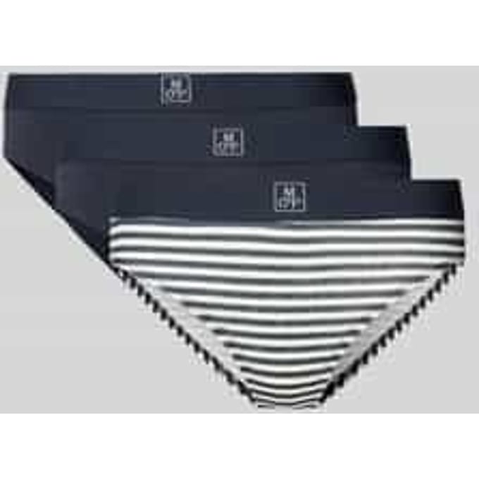 Slip met elastische band met logo in een set van 3 stuks