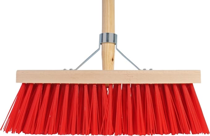 Talen Tools - Bezem - Rood - 41 cm - Steel 160 cm