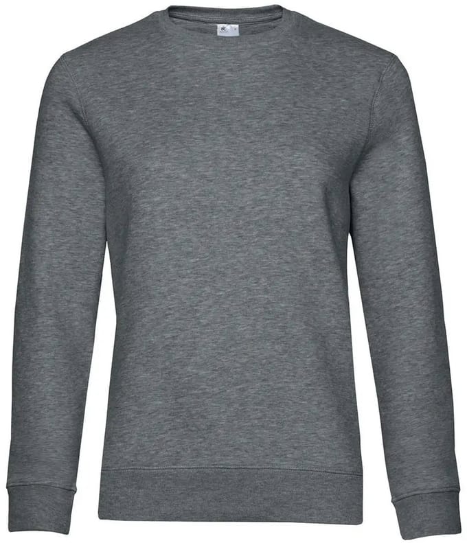 Dames sweatshirt met ronde hals B&C Queen