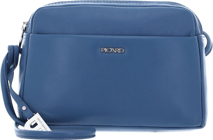 PICARD Leren Schoudertas Handtas Really Hand Bag Wintersky Blauw