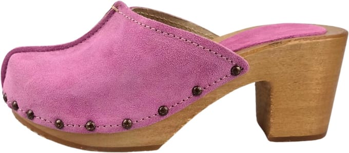 Dina Scandinavian Suede heels Roze - maat 39