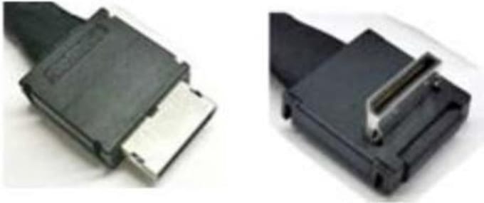 Intel AXXCBL800CVCR tussenstuk voor kabels OCuLink SFF-8611 Zwart