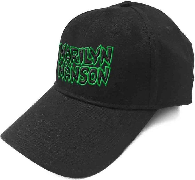 Marilyn Manson - Logo Baseball pet - Zwart