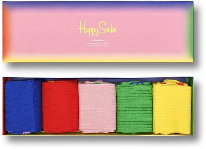 Happy Socks Giftbox 5-Pack Color Smash Socks mt 41-46