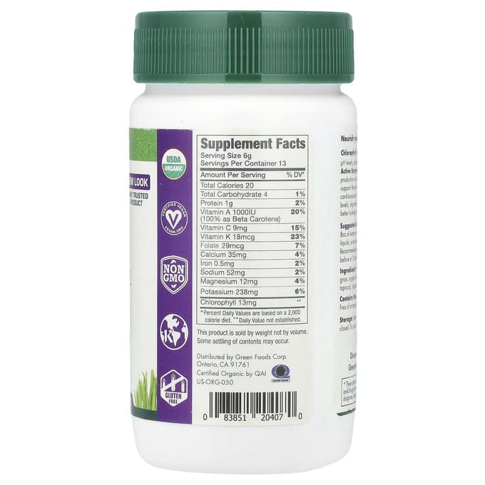 Green Magma®, Poudre de Jus d'Herbe d'Orge, 80G(2,8 oz)