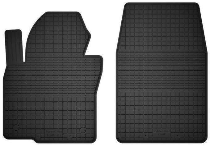 Wielganizator BasicProtect - Rubbermatten - Fiat 500X FL - Voorzijde - Set van 2