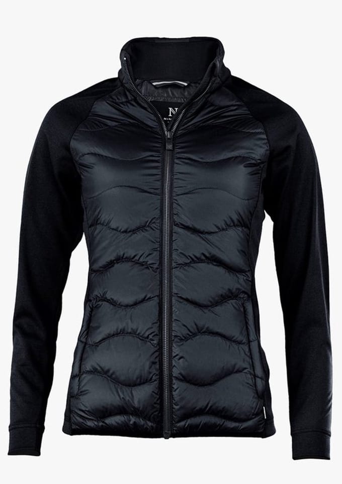 Stillwater Dames - Zwart Premium hybride donsjack | Maat XXL | Zwart