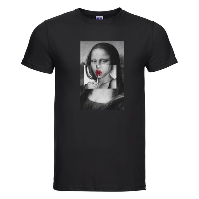 T-shirt Mona | Zwart | Maat S