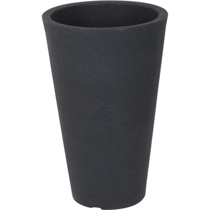 4goodz Stone Pilaar Plantenbak Rond - 35x55 cm - Steengrijs