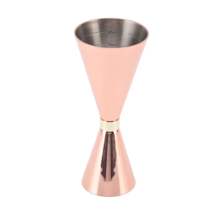 Jigger RVS 30mm tot 60mm Elegante Flexibele Jigger Kegel voor Cocktail Bartending Koper Gold Plating