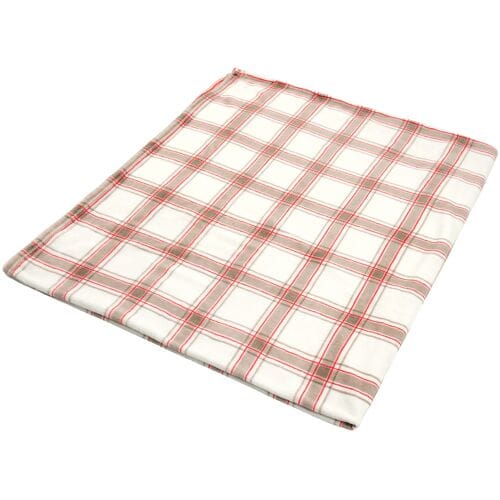 LIVARNO Plaid 180 x 220 cm (Beige/rood)