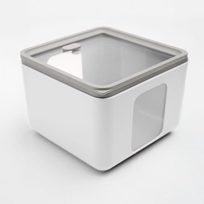 Vershoudbakje - B+ - Medium - Quadro - Wit- 17 x 17 x 12 cm - Inhoud 2,6 liter