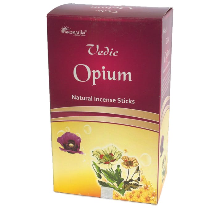 Bâtonnets d'encens Opium Boîte de 12 Védique