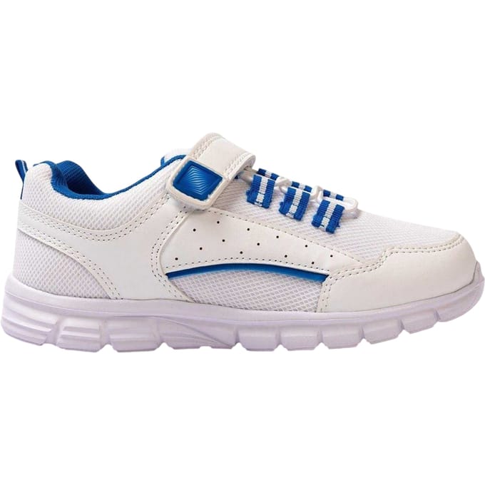 Firetrap Kindersneakers met klittenband (Wit/blauw)