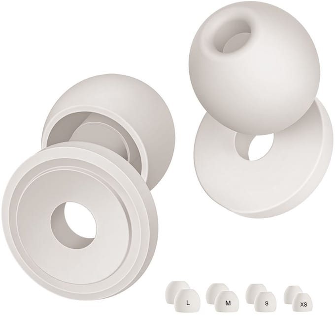 Nova Venture CometPods – Loop Earplugs Style – 33dB Noise Reduction Earplugs – The Quiet Experience – Comfortabele Oordoppen – Wit