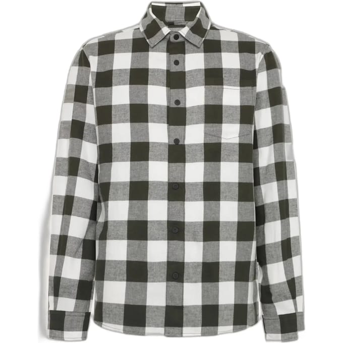 Katoenen flanellen overhemd met ruitjes KnowledgeCotton Apparel - GOTS