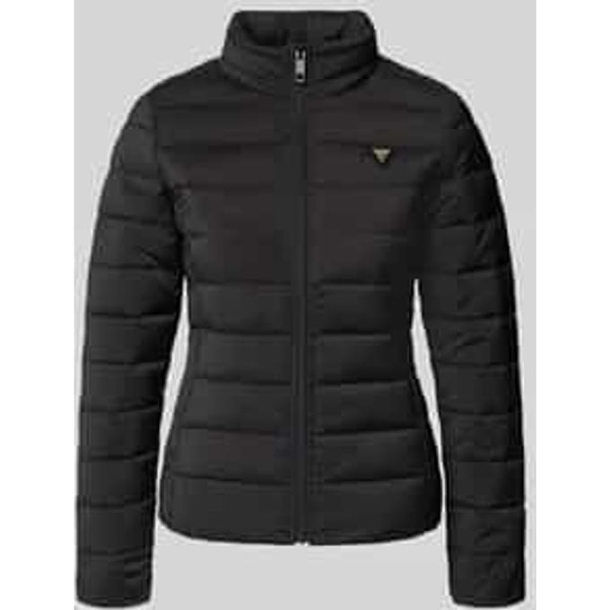Guess Solid Heavy Diann Puffer Jas Dames - Zwart - Maat XS