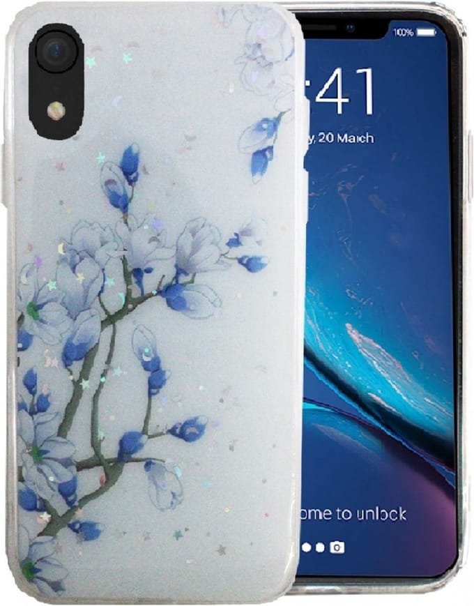 Hoesje Geschikt voor Apple iPhone Xr silicone/TPU back cover print (1)