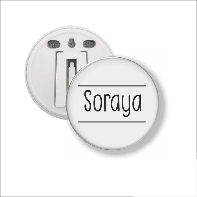 Button Met Clip 58 MM - Soraya