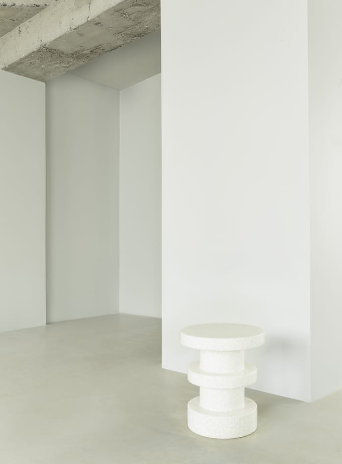Normann Copenhagen Bit Stool Stack Kruk - wit/wit