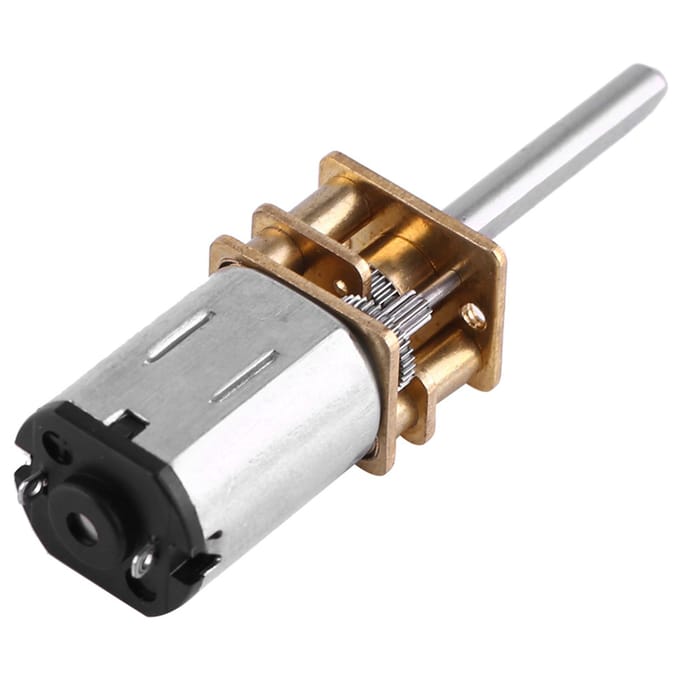 DC 12V Elektrische Motor met Tandwielreductie met Lange Uitgaande As (100 toeren per minuut)